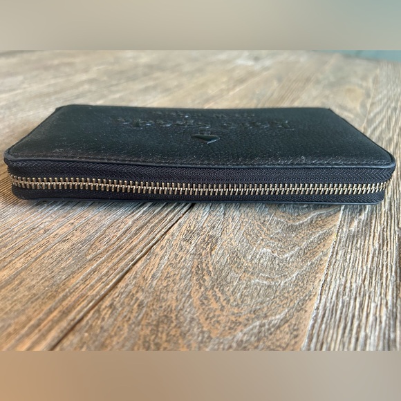 Kate Spade Sienne Logo Pebbled Leather Ziparound Continental Wallet - Picture 4 of 10